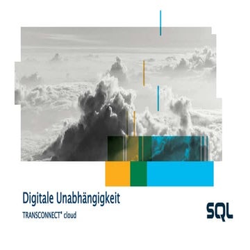 TRANSCONNECT® cloud (SQL Projekt AG)
