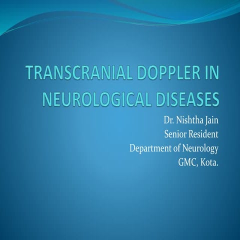 Transcranial doppler