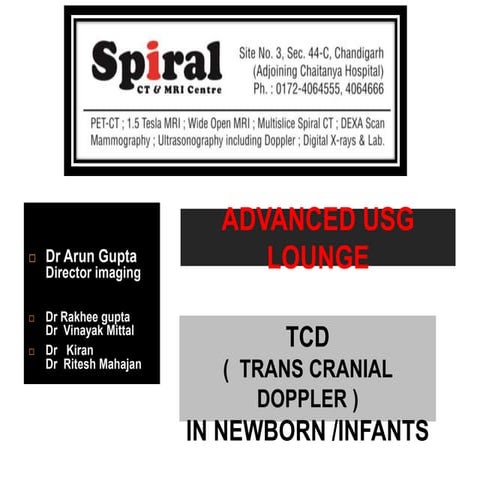 Transcranial doppler advanced usg lounge
