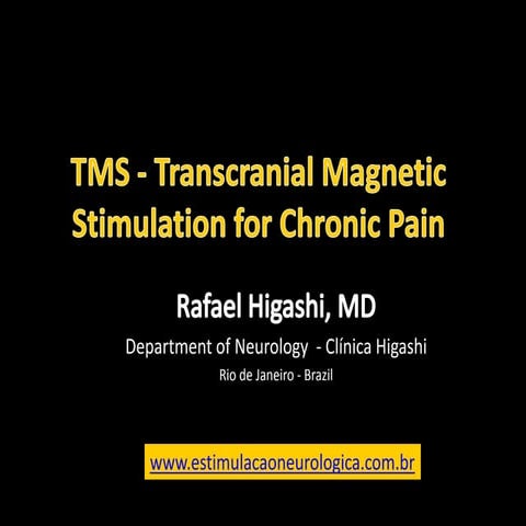 Transcranial Magnetic Stimulation ( TMS) for Chronic Pain