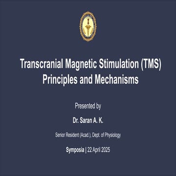 Transcranial Magnetic Stimulation: Principles and Mechanisms