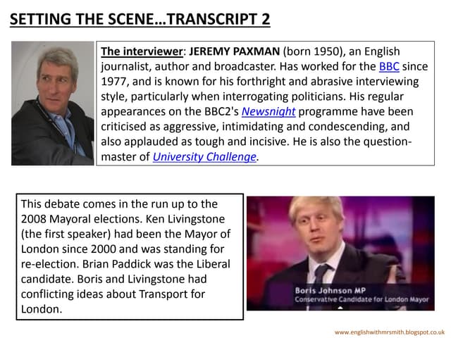 Boris Johnson Transcript 2