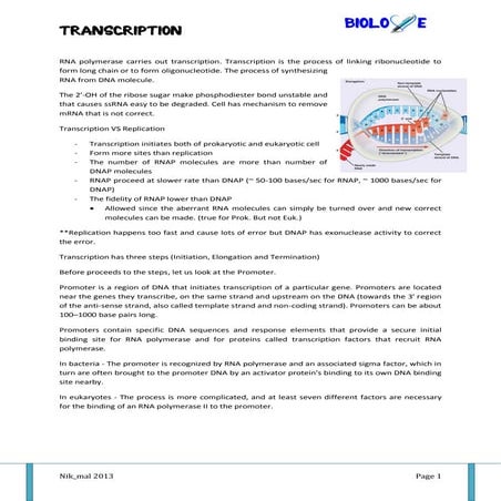 Transcription BIOLOVE ed. 1