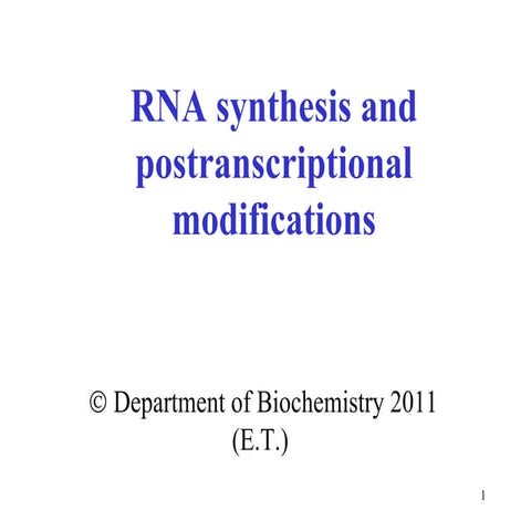 Transcription dna2011