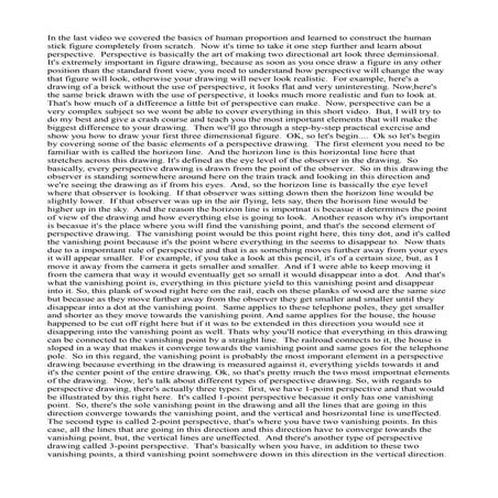 Transcription howtodrawperspective