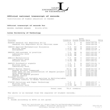 Erasmus Records Pdf