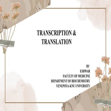 Transcription & Translation.pptx biochemistry