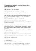 Spoken conversation transcript