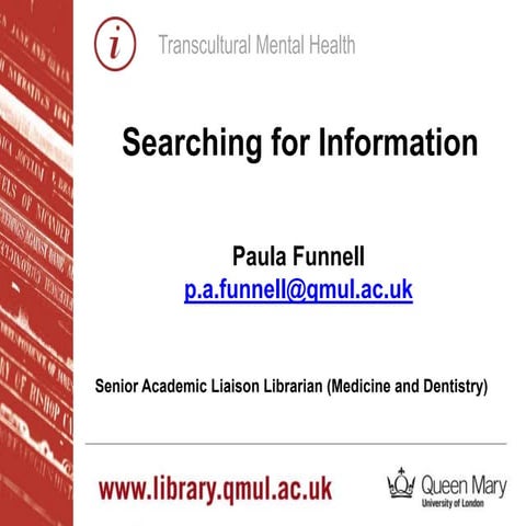Transcultural mental health 2013 