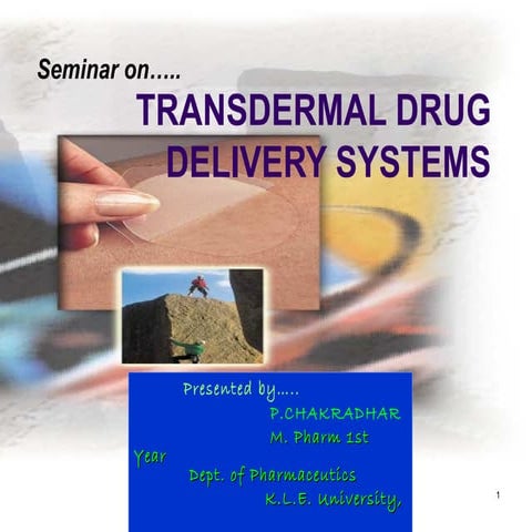 Transdermal drug delivery system