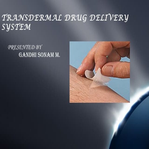 Transdermal drug delivery systems