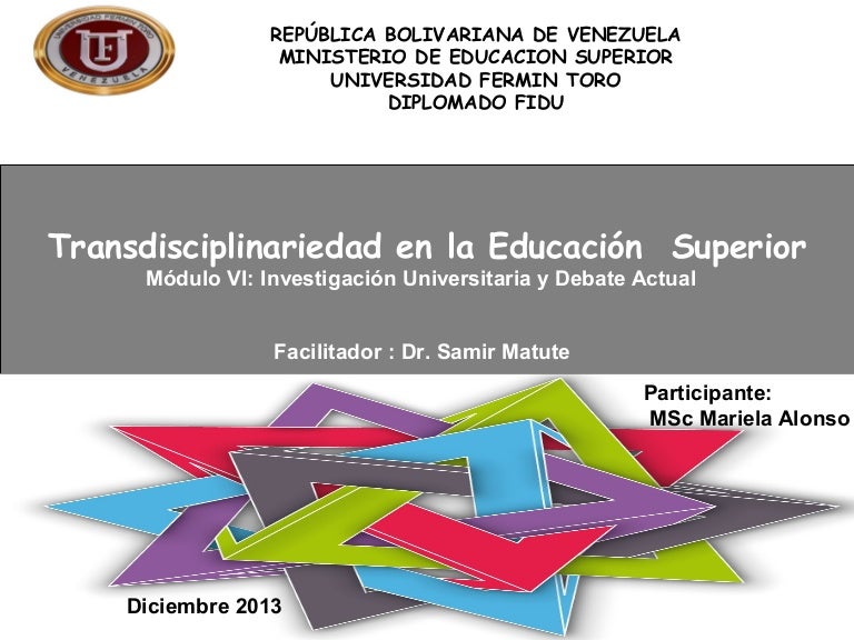 Transdisciplinariedad