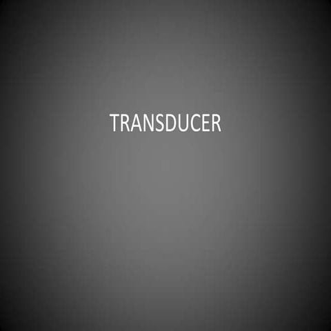 Transducer 