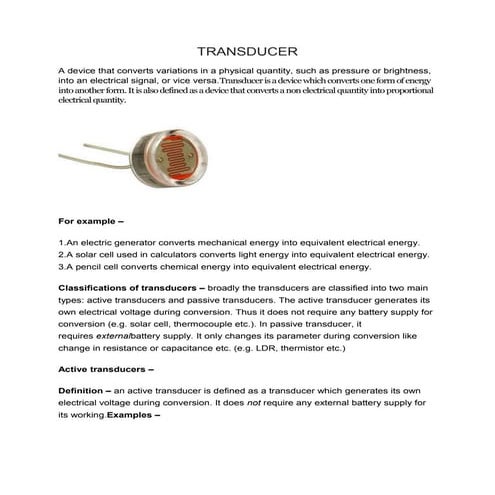 Transducer
