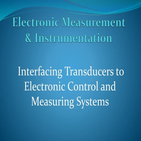 Transducers | PPT