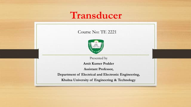 Transducer 