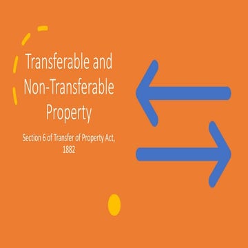 Transferable and Non-Transferable Property.pptx