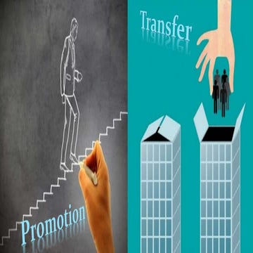 Transfer and promotion