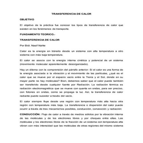 Transferencia de-calor