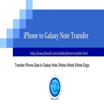 How to Transfer iPhone Data to Galaxy Note 3/4/5/Edge 