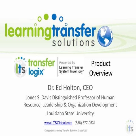 Enhancing learning transfer in the workplace