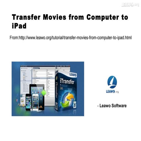 Transfer movies from computer to i pad