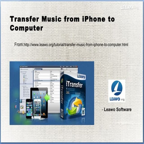 Transfer music from i phone to computer
