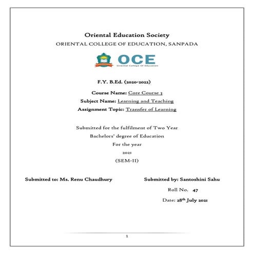 transfer of learning CC3.pdf