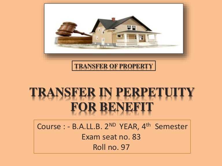 Transfer of property