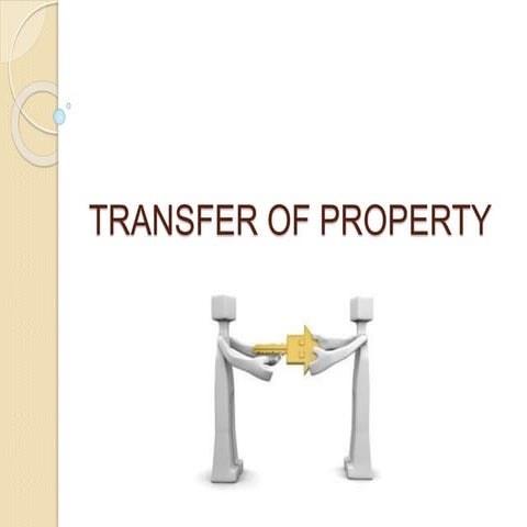 Transfer of property