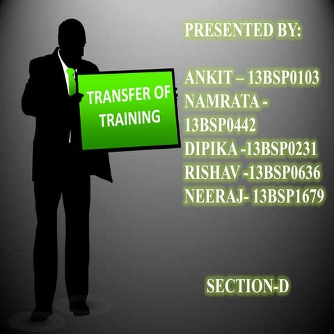 Transfer of Training