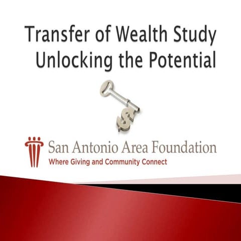 Transfer of wealth study   san antonio area foundation