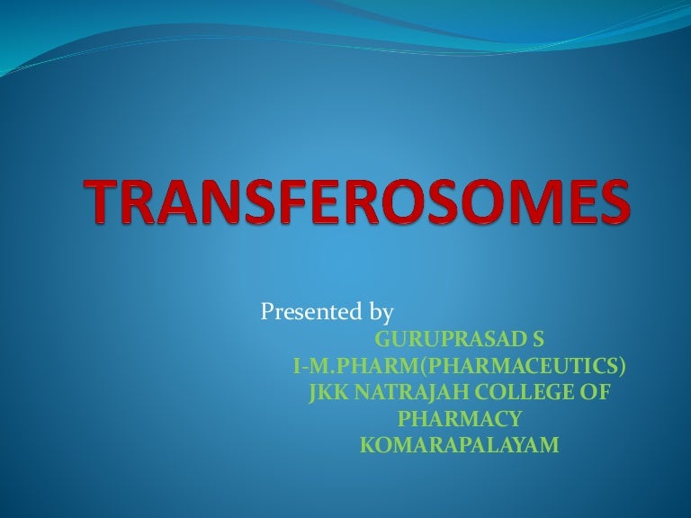 Transferosomes