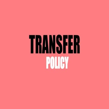 Transfer policy | PPTX
