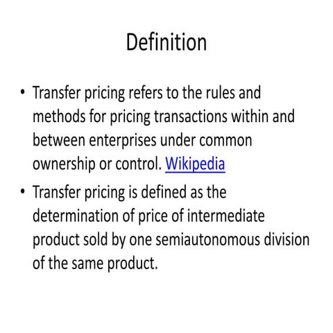Transfer and peak load pricing technique