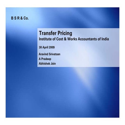 Transfer pricing bsr_co