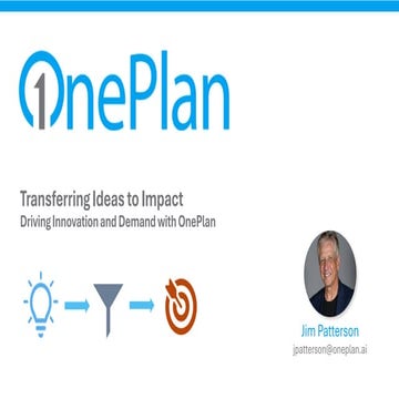 Transferring Ideas to Impact -Driving Innovation and Demand with ...