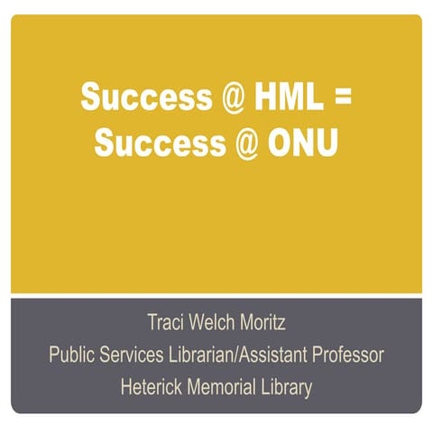 Transfer students and the library