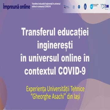 Transferul educației inginerești în universul online în contextul COVID-19