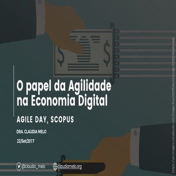 O papel da Agilidade na Economia Digital Descrição, Agile Day, Scopus
