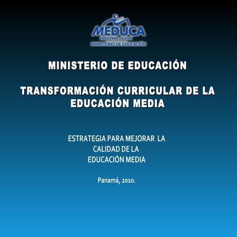 Transformacion curricular1