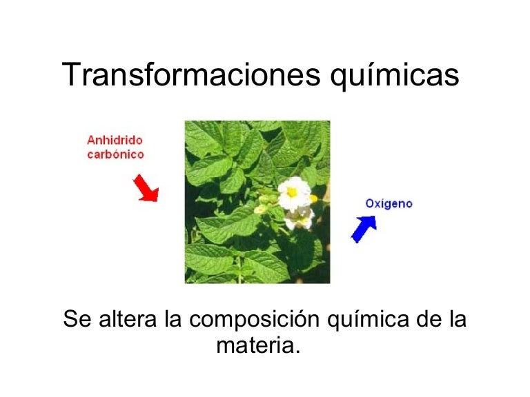 Transformaciones quimicas