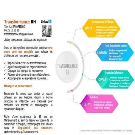 Transformance RH : Manager sa performance | PDF