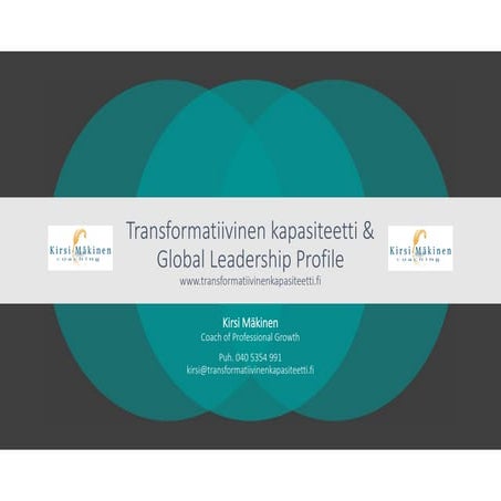 Miten transformatiivisen kapasiteetin kasvu tukee johtajuutta?