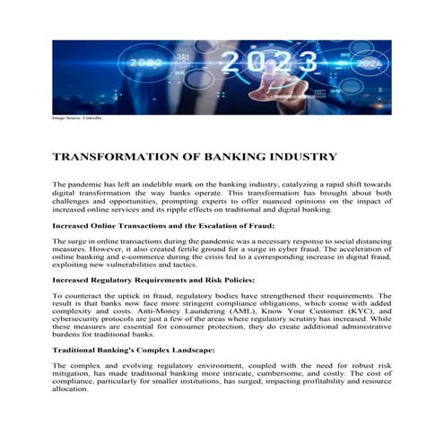 Title: Applying Disruptive Technology in the Banking Sector | PDF
