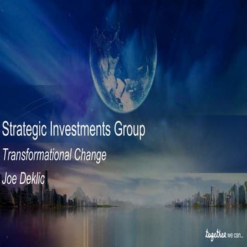 Transformational change