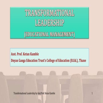 Transformational leadership