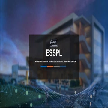 Transformation of bi through ai and ml democratization