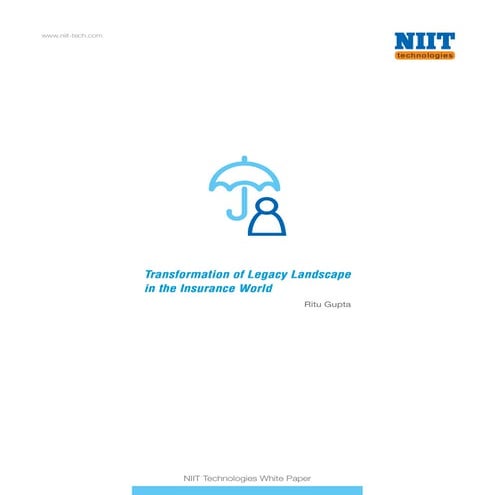 Transformation of legacy landscape in the insurance world