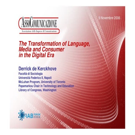 Transformations of language, media and consumer in the digital era | PDF